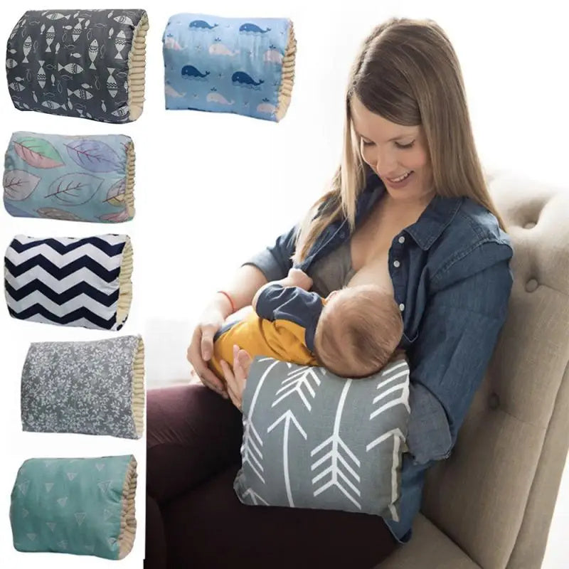 Adjustable Nursing Arm Pillow – Soft, Washable Comfort for Mom & Baby